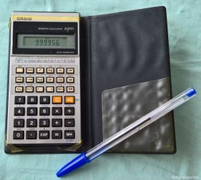 Antigüedades: ANTIGUA CALCULADORA CIENTIFICA CASIO FX 250 A ...FUNCIONANDO